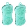 Healvian 4pcs Bath Brush Compact Tpe Bathing Tool for Newborns