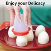 Silicone Egg Cooker, Hard Boiled Egg Maker 6 Pieces Silicone