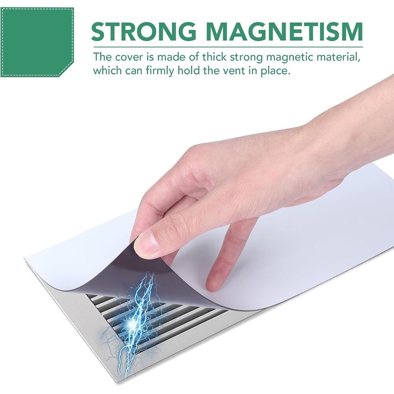 3 Pack High Strength Magnetic Vent Cover PVC Air Vents