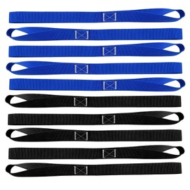 Lashing Loops Lashing Straps Automatic Lashing Strap Short Automatic Belt Loops Nylon Automatic Slip-Resistant Belt Loops for Motorcycle Transport, ATV