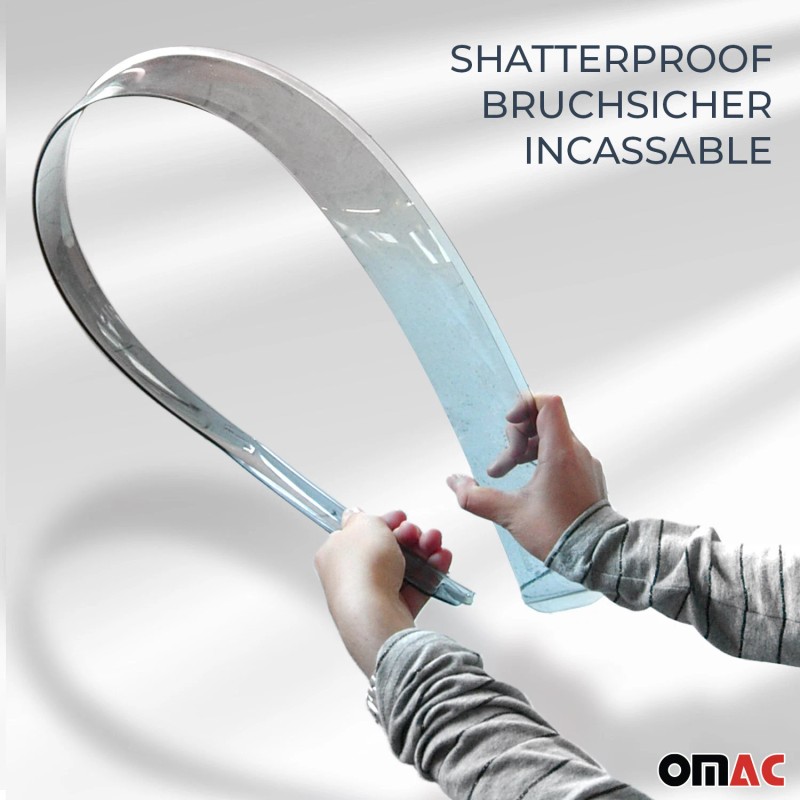 OMAC Window Visor Vent Rain Guard Deflector for Volvo S60