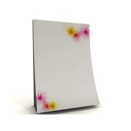 Notepad A5 | Summer Floral Design Paper Pad | Bloom Splash | 50 Sheets, 90 g/m² | Writing Notepad | Notepad | Writing Pad A5 | Paperandpicture