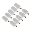10PCS Silicone Massager Brush Exfoliation Dandruff Removal Ergonomic Hair Scalp