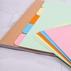 Parallelower 25 Sheets/5 Sets Folder Dividers A5 Coloured Folder Index