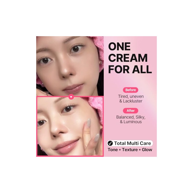 FROM ZERO EX-PDRN Glow Cream with Crystal Ceramide, Face Moisturizer,