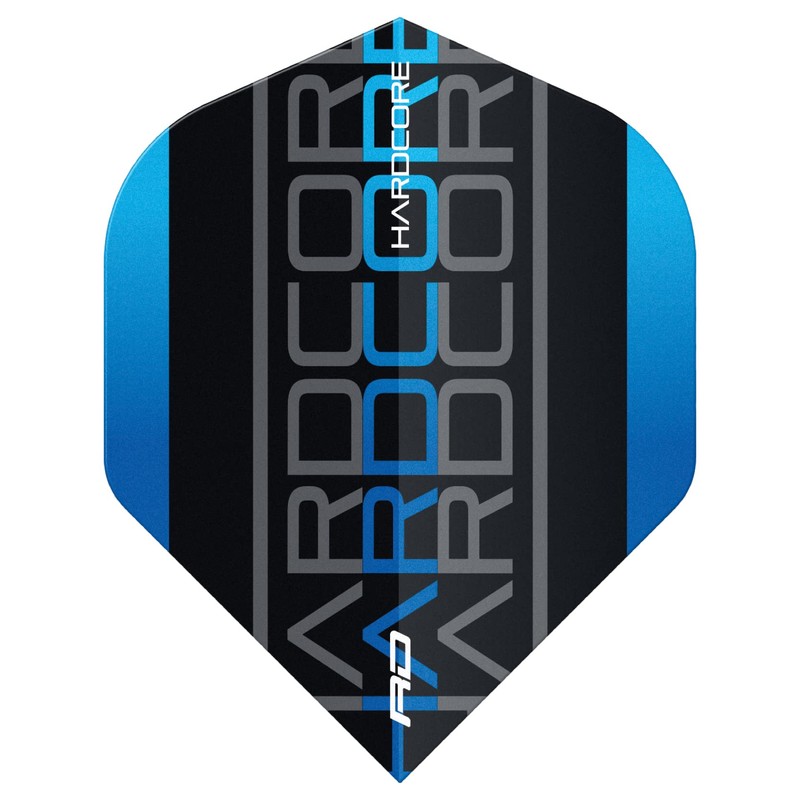 RED DRAGON Hardcore XT Blue Triple Dart Flights - 4