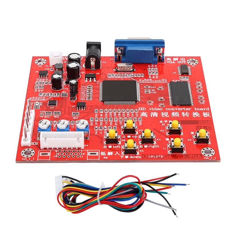 RGBS / CGA to VGA High Definition Video Game Converter