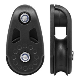 RANDDER Kayak Pulley Kit,Heavy Duty Kayak Slide Rail Anchor Trolley Kit Pulley Blocks Sheave for Kayak Canoe Boat - 2 Pack