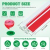 Huakaile T-Shaped Clear Door Draft Stopper Blocker, 9.8 Ft x