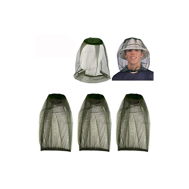 HEYUS [3 Pack] Head Net Mesh Face Neck Protection from