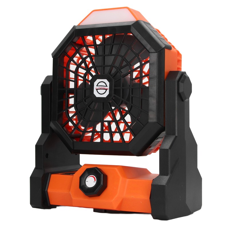 Outdoor Portable Fan Stepless Speed Control High Wind Fan Camping