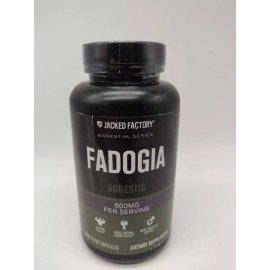 Jacked Factory Fadogia Agrestis For Vitality, Energy, Strength, Muscle Growth 120ct Exp 08/2025