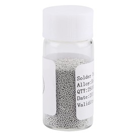 Tin Solder Ball BGA Reballing Soldering Heat Universal Stencil Balls for GPU CPU IC Chip PCB(0.6mm )