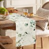 LOMOHOO Table Runners Summer Green Eucalyptus Leaves Table Runner 13x72