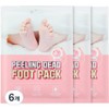 Me Factory Peeling Dead Foot Pack, 1 pack, 6 pieces, 40g / 미팩토리 필링 데드 풋 팩, 1개입, 6개, 40g