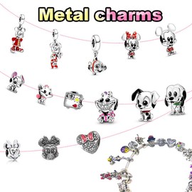 Christmas Advent Calendar 2024 for Girls with 2 Bracelets and 22 Unique Charms Jewelry Set Christmas Countdown Calendar for Daughter, Niece, Granddaughter