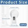 10 Pcs Suction Cup Clips,Shower Curtain With Suction Cups,Shower Curtain