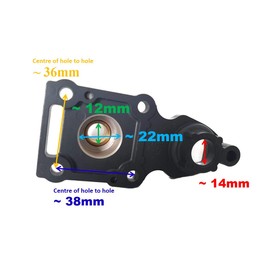 Boat Motor 6G1-45331-01 5B CA 6N0 Housing Bearing for Yamaha Outboard 6HP 8HP 2/4-Stroke Boat Engine