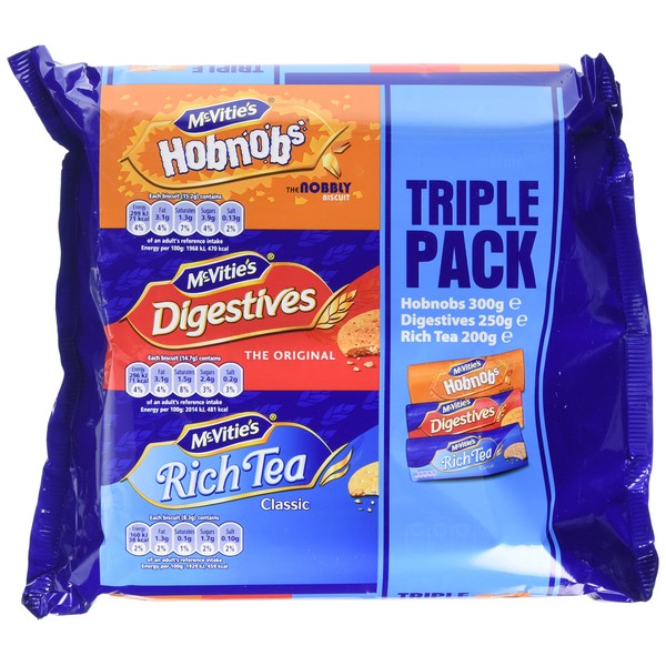 Mcvitie's Classic Triple Biscuits Pack 750 g