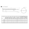 8 Inch Clear Zip Ties (Tying Length 6.7"), 300pcs Nylon