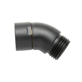 OFFO Shower Head Elbow Adapter, All Metal Handheld Shower Head Elbow Adapter Shower Arm Angle Adapter 135 Degrees, Matte Black