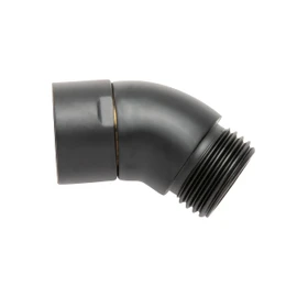 OFFO Shower Head Elbow Adapter, All Metal Handheld Shower Head Elbow Adapter Shower Arm Angle Adapter 135 Degrees, Matte Black