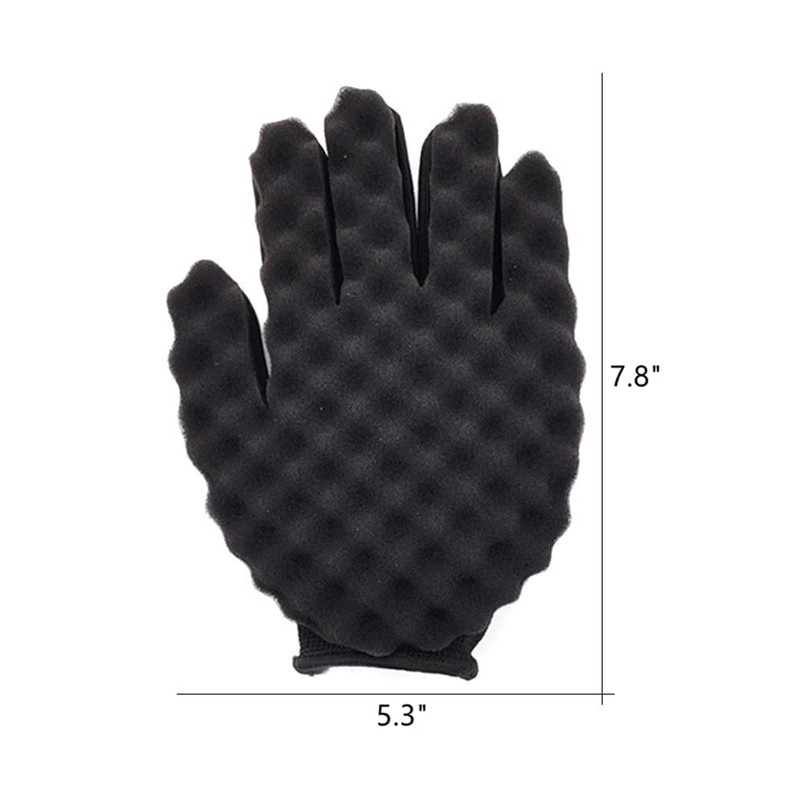 Hair Sponge Set, Magic Curl Glove, Afro Brush, Metal Pick
