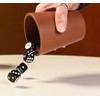 DiceCupFlex - Flexible Dice Cup with Lid Including 5 Dice