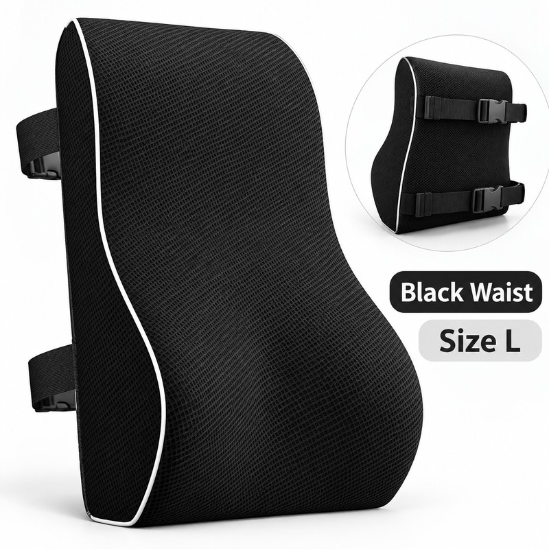 Lumbar Support Cushion for Car & Office – Rebound Back