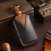 Happyit Leather Car Key Case Key Case Holder for Renault