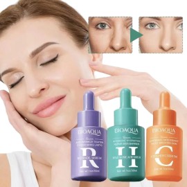 Set 3 Serum Acido Hialuronico Vitaminac Y Retinol Antiedad