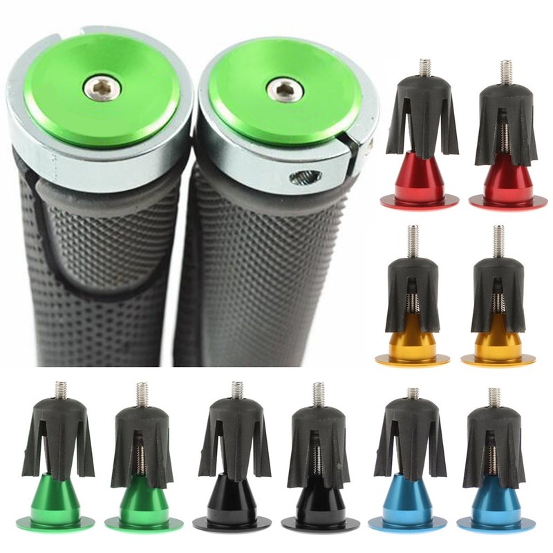 [Unbranded item] Aluminum Automobile Handle Bar Grip Cap End Plug