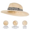 styleBREAKER 04025046 Women's Panama Sun Hat Plain with Fabric Hat