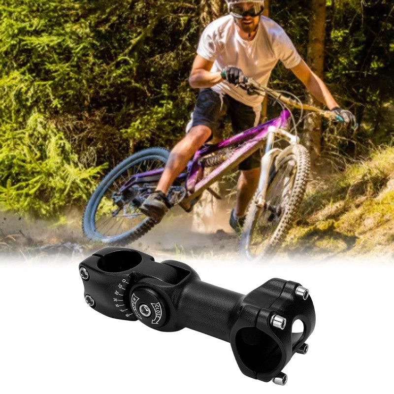 LeBycle Bike Stem 31.8x110mm 60 Degree Adjustable Mountain Bike Handlebar