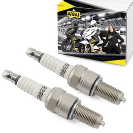 Area1 Scooter Spark Plug 2x Type CR8EB (Protected) Suitable for Apr. Scarabeo 125/200 (4T) 250/300ie, Sportcity 250 300 ie Cube, Dorsoduro 1200, SR Max 125 300 (4T), SXV MXV RXV 450 550, Leonardo 126