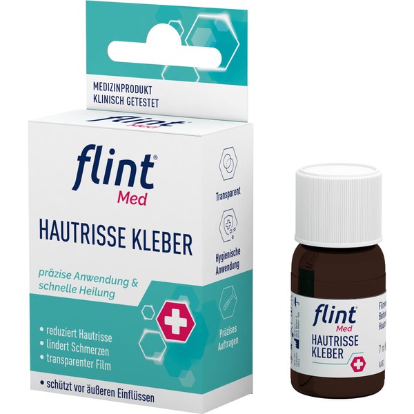 flint Med Hautrisse Kleber, 7 ml – reduziert Hautrisse und