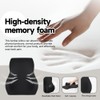 Letumalos Memory Foam Lumbar Support Pillow for Car Wheelchair Office