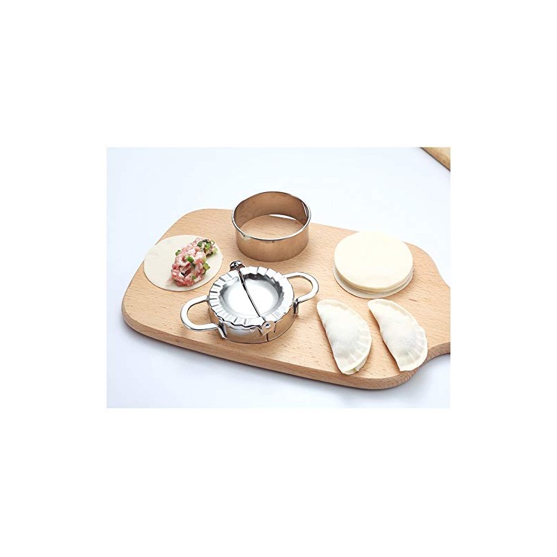 IAXSEE 6 Pieces Dumplings Maker Stainless Steel Dumpling Mold Set,