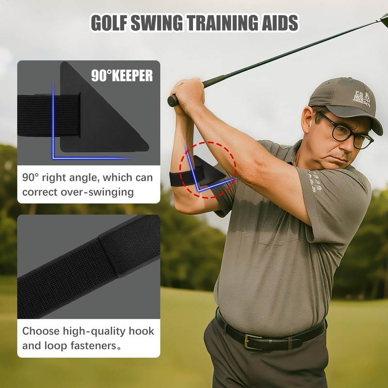 SPOFLY SKW Golf Swing Trainer Aid, 90° Keeper Posture Correction