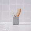 JAJU [JAJU] Diatomaceous Earth Square Multi-purpose Holder Gray