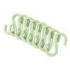 Dusenly 24pcs Colorful Plastic S Shaped Hook Hanger S Hanging