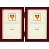 Dennis Daniels Gallery Woods Hinged Double Vertical Picture Frames, 5