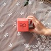 mooas Cube Timer (Coral), Timers Cube Flip Block Timers Productivity