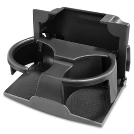 Cup Holder Fits for Pathfinder 2005-2012, Xterra 2005-2015, Frontier 2005-2019 REA Replace for 96965-ZP00A Rear Seat Center Console Box-Gray