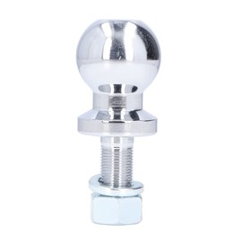 OUKENS Chrome Trailer Hitch Ball 47.6mm/1.87" Hitch Ball Lawn Tractor Hitch Ball 2000LBS Forged Steel Solid for ATV Kart Caravan