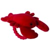 Mary Meyer Soft Baby Rattle with Teether Ring, 6-Inches, Lobbie