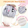 kilofly 4pc Waterproof Reusable Bath Hat Kids Fun Cartoon Animal