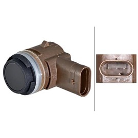 HELLA 6PX 358 270-401 Sensor, Parking Aid - 3-Pin - Attachment - Paintable