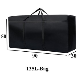 OARCO Large Waterproof Multipurpose Storage Bag for Bedding and Duvets, Carry Bag for Transport, XXL Bag, Travel Bag, 135L