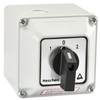 Heschen Universal Locking Cam Selector Switch, SZW26-20/D505.5D-BX, 660V 20A, ON-OFF-ON